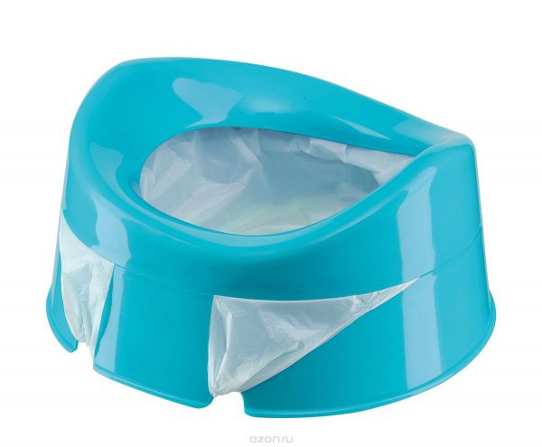 Детский горшок Happy Baby Mini Potty 34004 (от 1 года до 5 лет) синий (34004 blue)