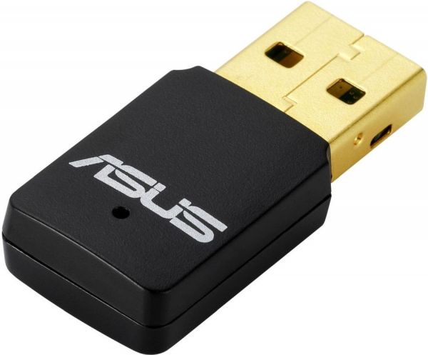 Сетевой адаптер ASUS USB-N13 WiFi USB 2.0, черный